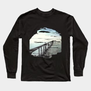 Bavarian Lake Round Evening Long Sleeve T-Shirt